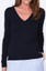 Golftini Long Sleeve V-Neck Golf Sweater Black - FINAL SALE