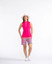Kinona Sport Keep It Covered Sleeveless Women's Golf Top - Flamingo