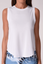 Golftini Sleeveless Sport Stretch Women's Golf Tie Top White - FINAL SALE