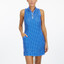 TZU TZU Sport Shiloh Women's Golf Dress Periwinkle Dotty