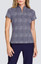 Tail Activewear Doris Short Sleeve Women's Golf Top - Zentangle Night - FINAL SALE