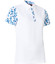 Abacus Sportswear Anne Women's Golf Polo - White/Blue Heaven