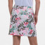 EP Pro NY 19 Inch Botanical Tropical Print Women's Golf Skirt - White Multi