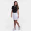 EP Pro NY Knit W/ Back Mesh Pleat Detail Women's Golf Skirt - White