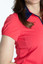 Kinona Sport Prettier Than A Polo Shortsleeve Women's Golf Top - Watermelon Red