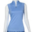 EP Pro NY Sleeveless Shirred Mesh Detail Women's Golf Shirt