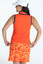 Kinona Shape Shifter Sleeveless Ladies Golf Top - Orange - FINAL SALE