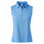 Daily Sports Macy Sleeveless Polo Shirt - Pacific Blue
