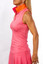 Scratch Seventy Erin Sleeveless Knit Collar Women's Golf Shirt - Pink