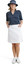 Abacus Sportswear Lily Half Women's Golf Sleeve Polo - navy/white