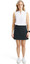 Abacus Sportswear Elite 4-ways Stretch Women's Golf Skort 17" (45cm) - black