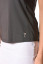 Golftini Sleeveless Zip Women's Polo - Charcoal