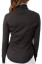 Golftini Contrast Quarter Zip Women's Pullover - Black/White