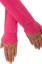 GolftiniContrast Quarter Zip Women's Pullover - Hot Pink/White