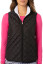 Golftini Reversible Quilted Wind Women's Vest - Black/White