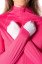 Golftini Double-Zip Sport Women's Jacket - Hot Pink/White