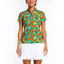 TZU TZU Lucy Cabana Girl Women's Golf Top - Tropicana