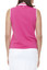 Swing Control Pique Mockneck Sleeveless Women's Golf Shirt - Bubblegum Pink