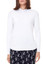 Swing Control Bamboo Long Sleeve Women's Golf Hoodie - White