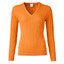 Daily Sports Madelene Candied V-Neck Polo Pullover - Orange