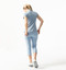 Daily Sports Lyric Capri - Staple Blue