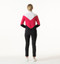 Daily Sports Ebba Long Sleeve Short Neck Top -Berry Red