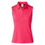 Daily Sports Macy Sleeveless Polo Shirt - Berry Red