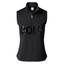 Daily Sports Netty Sleeveless Polo Shirt - Black