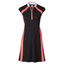 Daily Sports Roxa Sleeveless Dress - Black/Orange