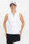 Kinona Keep It Covered Sleeveless Golf Top - White/White