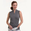 EP Pro NY Sleeveless Zip Mandarin Collar Golf Polo - Slate Multi - FINAL SALE