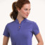 EP Pro NY Short Sleeve Mandarin Collar Women's Golf Polo - Steel Blue