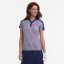 EP Pro NY Short Sleeve Chevron Knit Stitch Golf Polo - Inky Multi