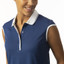 Daily Sports Helena Spectrum Sleeveless Woman's Polo Shirt - Navy 