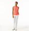 Daily Sports Peoria Sleeveless Woman's Polo Shirt - Coral 