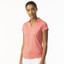 Daily Sports Anzio Short Sleeve Woman's Polo Shirt - Coral 