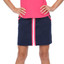 Belyn Key Stripe Front Women's Golf Skort - Ink/Melon