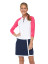 Belyn Key Woven Wrap Women's Golf Skort - Ink/Chalk