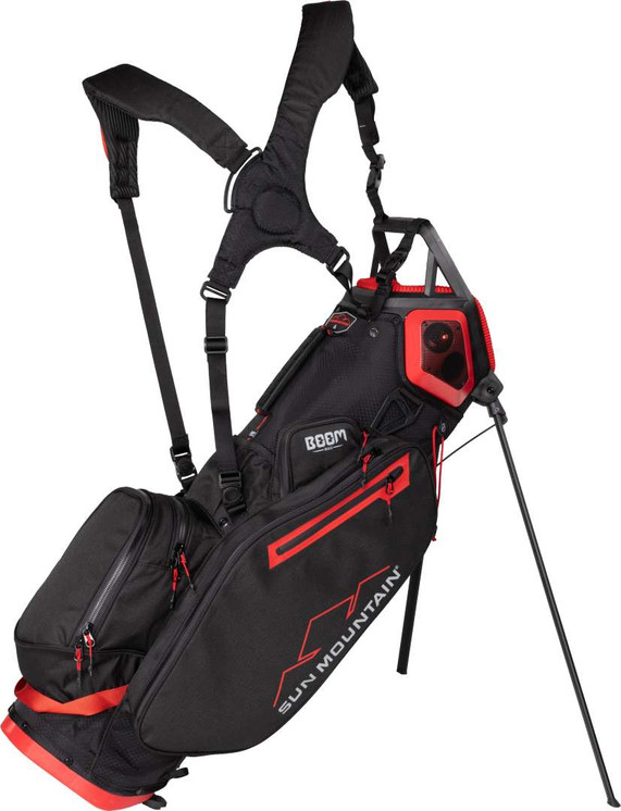 Sun Mountain 2023 Weathermax Stand Golf Bag - Black-red