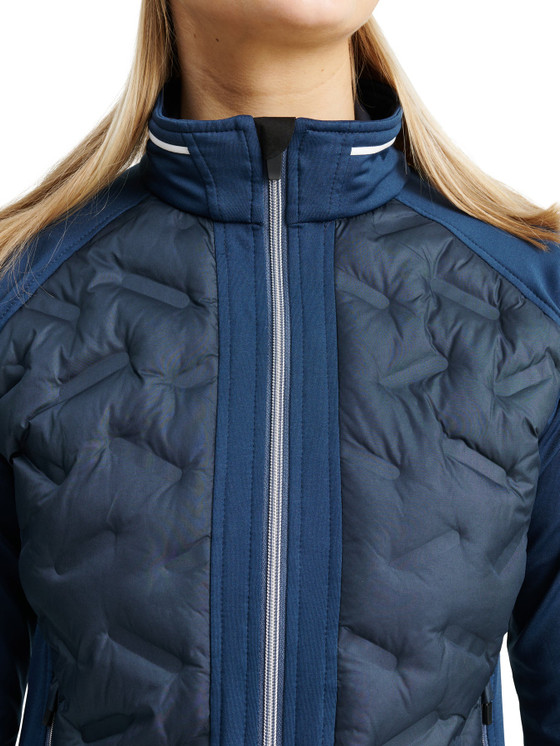 Abacus Grove Hybrid Women's Golf Jacket - Peacock Blue