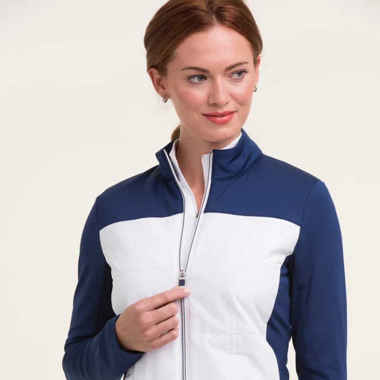 EP Pro Long Sleeve Mixed Media Block Women's Golf Skort - Jacket