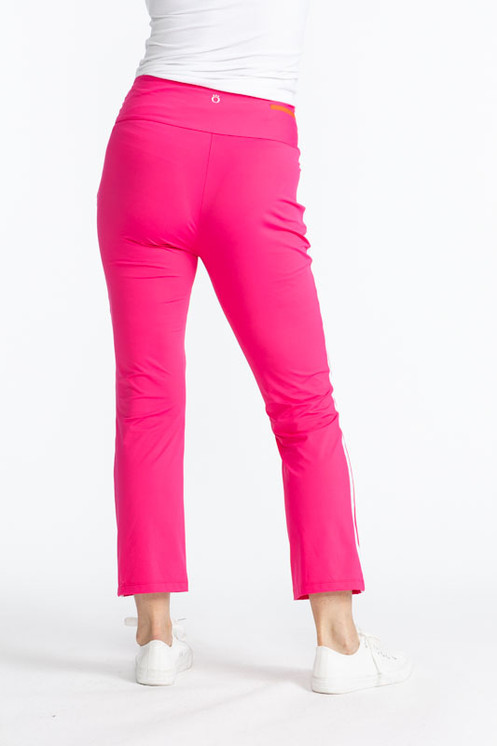 Kinona Smooth Your Waist Woman Golf Crop Pants - Preppy Pink