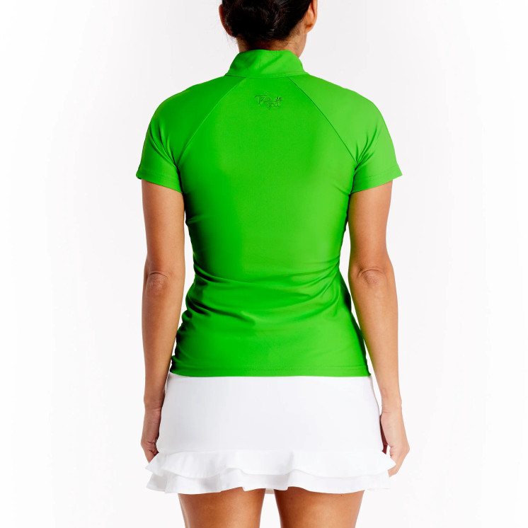 TZU TZU Sport Lucy Women's Golf Top  - Grasshopper