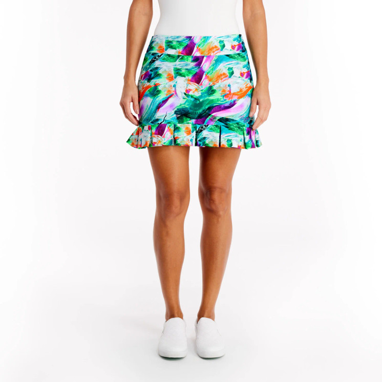 TZU TZU Sport Samba Women's Golf Skort - Streamers