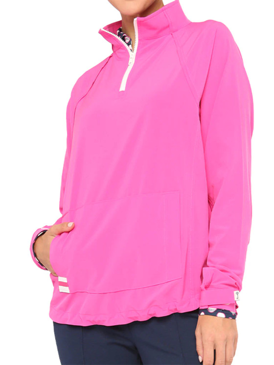 Belyn Key Nottingham Womens Golf Jacket -  Hot Pink