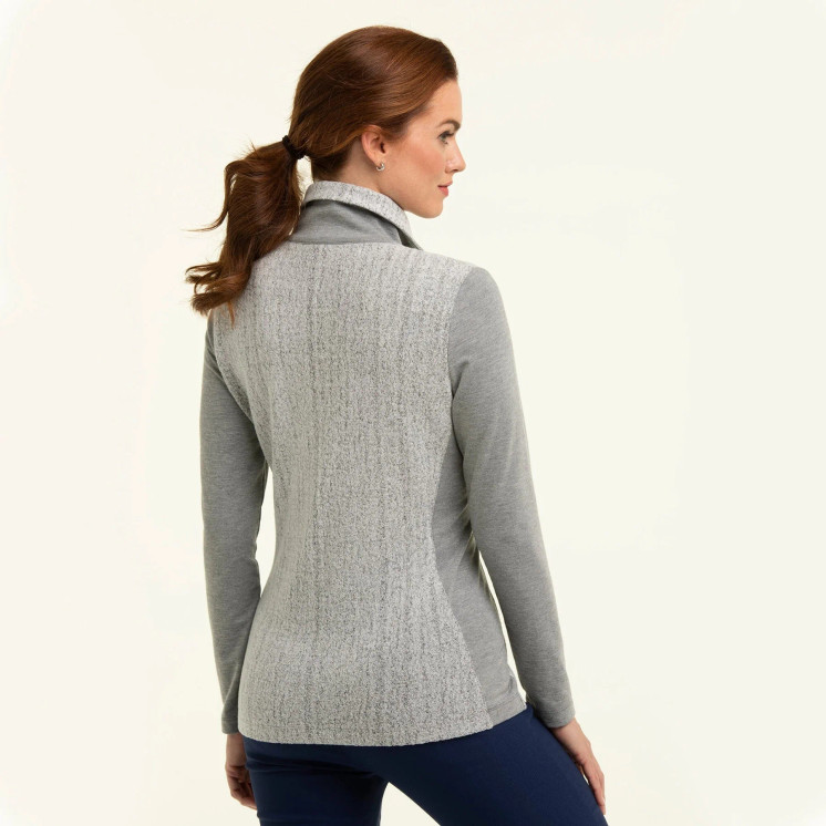 EPNY Long Sleeve Boucle Blocked Pullover - Reflections