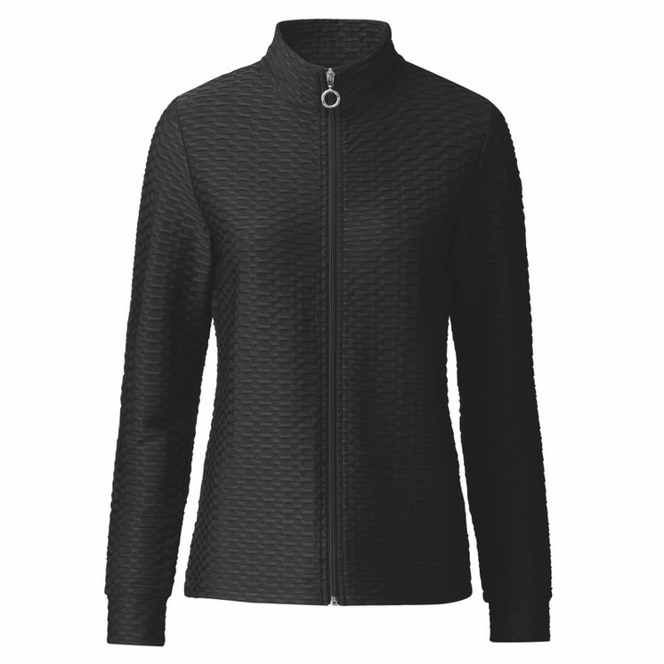 Daily Sports Verona  Long Sleeve Woman's Polo Shirt-Black