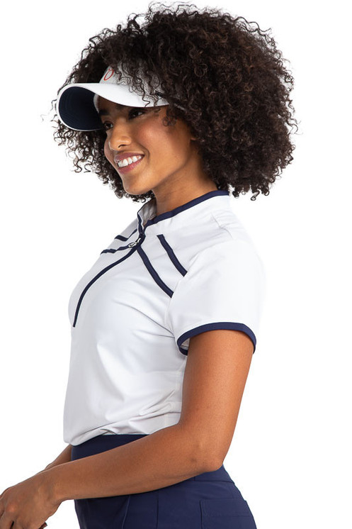Kinona Gimme Putt Shortsleeve Woman Golf Top - White