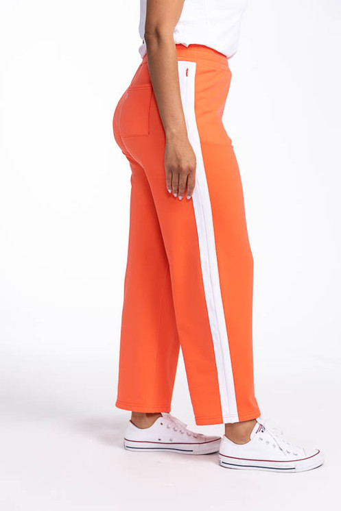 Kinona Wide Leg Crop Golf Pant - Coral Red