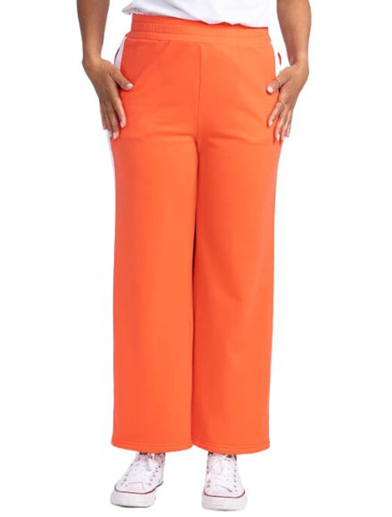 Kinona Wide Leg Crop Golf Pant - Coral Red